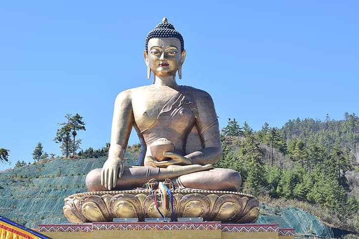 Buddha temple in Bhutan