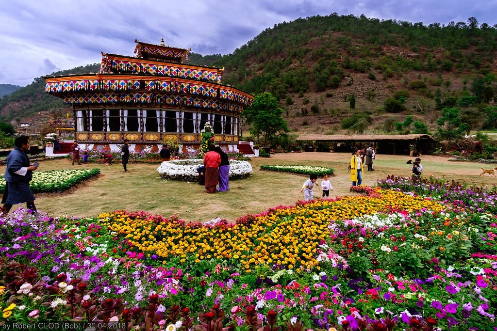 Floral gardens near Monastery