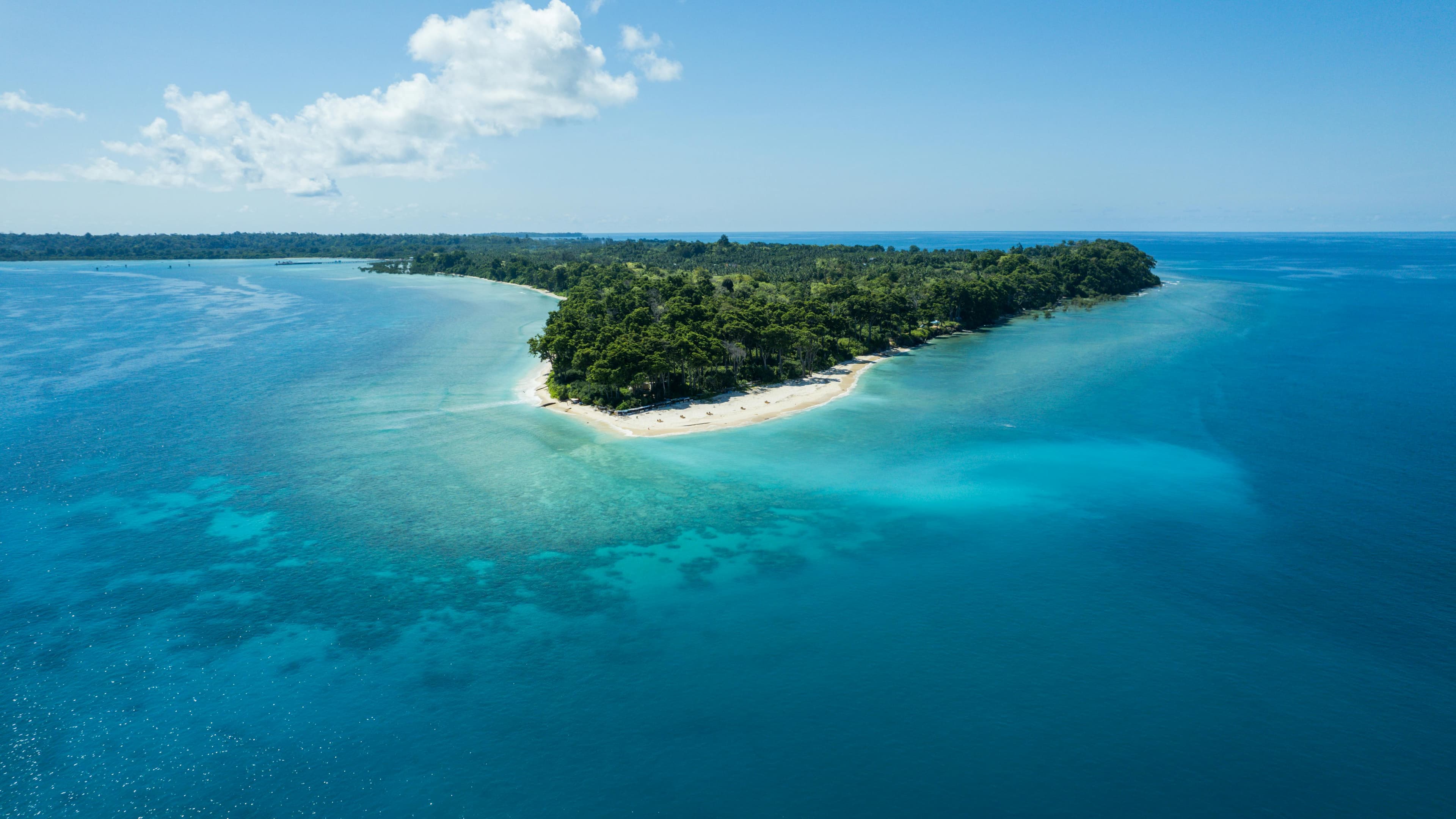 Ariel view of Neil Island 