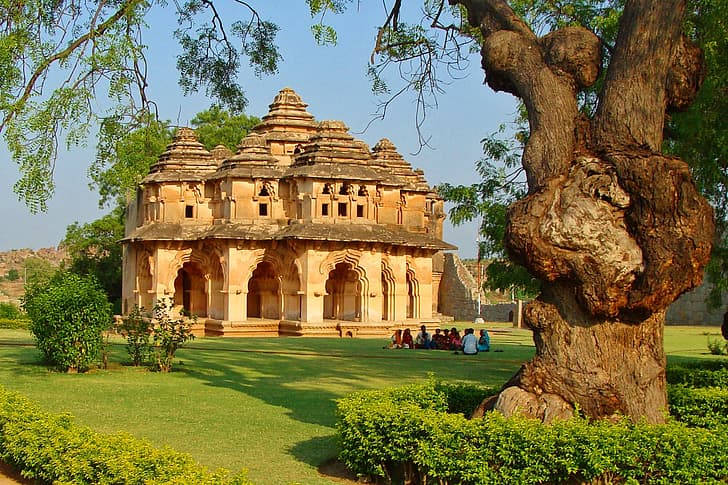 View of Lotus Mahal