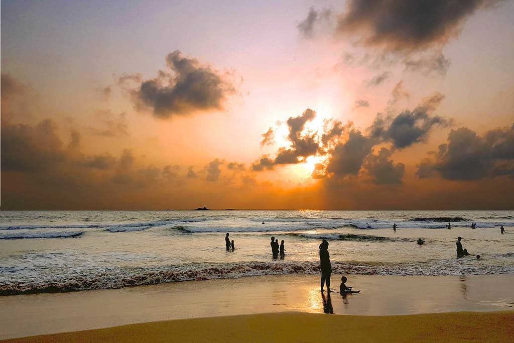 Sunset at Bentota Beach 