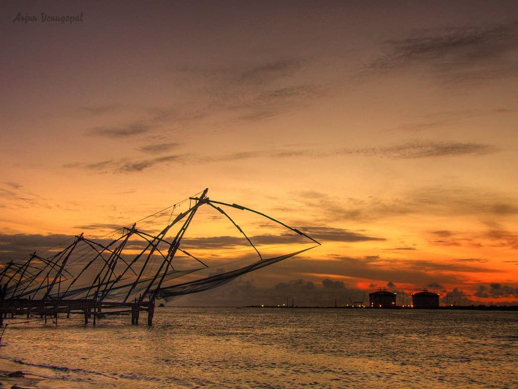 Sunset at Kochi, Kerala 
