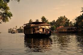 Houseboat in Alleppey, Kerala