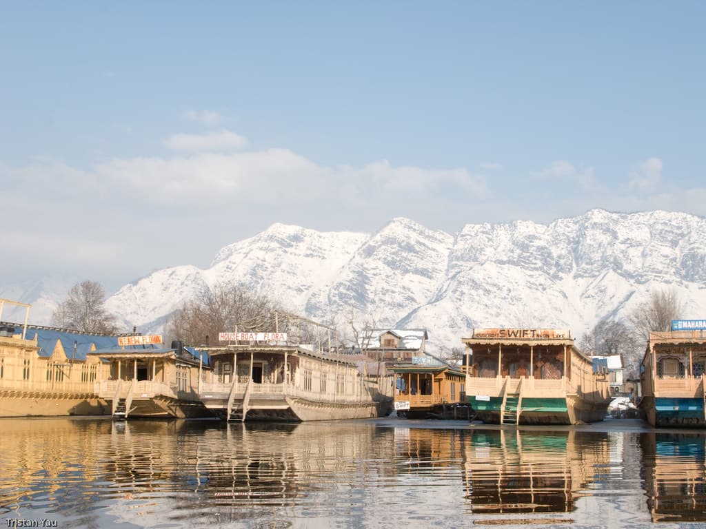 Houseboats at Dal Lake, Kashmir