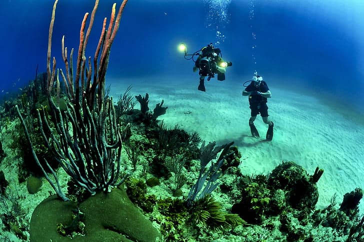 Underwater experience during scuba in Grand Island