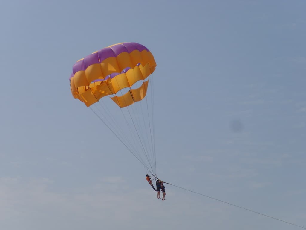 A thrilling paragliding experience over Anjuna Beach