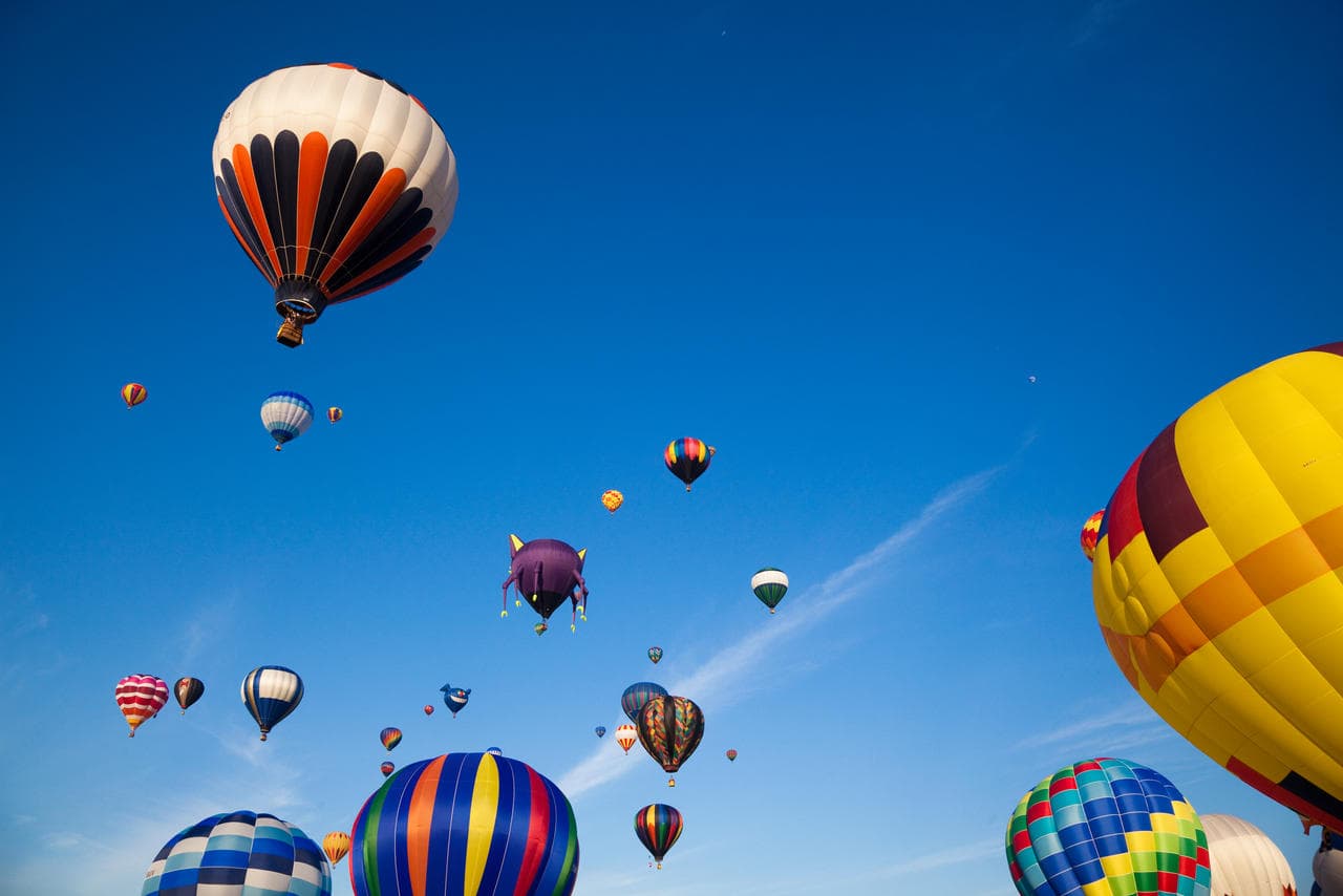 Spectacular views of Goa's beaches and fields from a hot air balloon