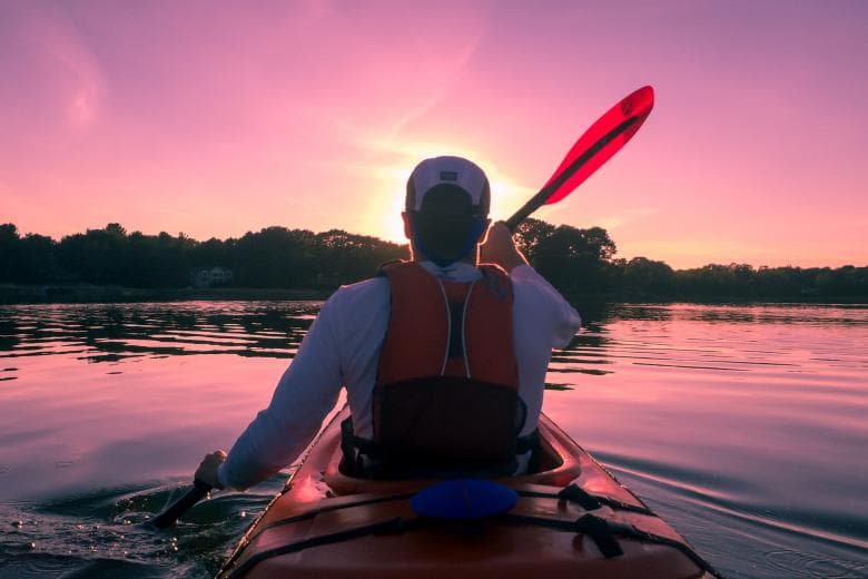 A peaceful kayaking adventure along the waters of Baga Creek