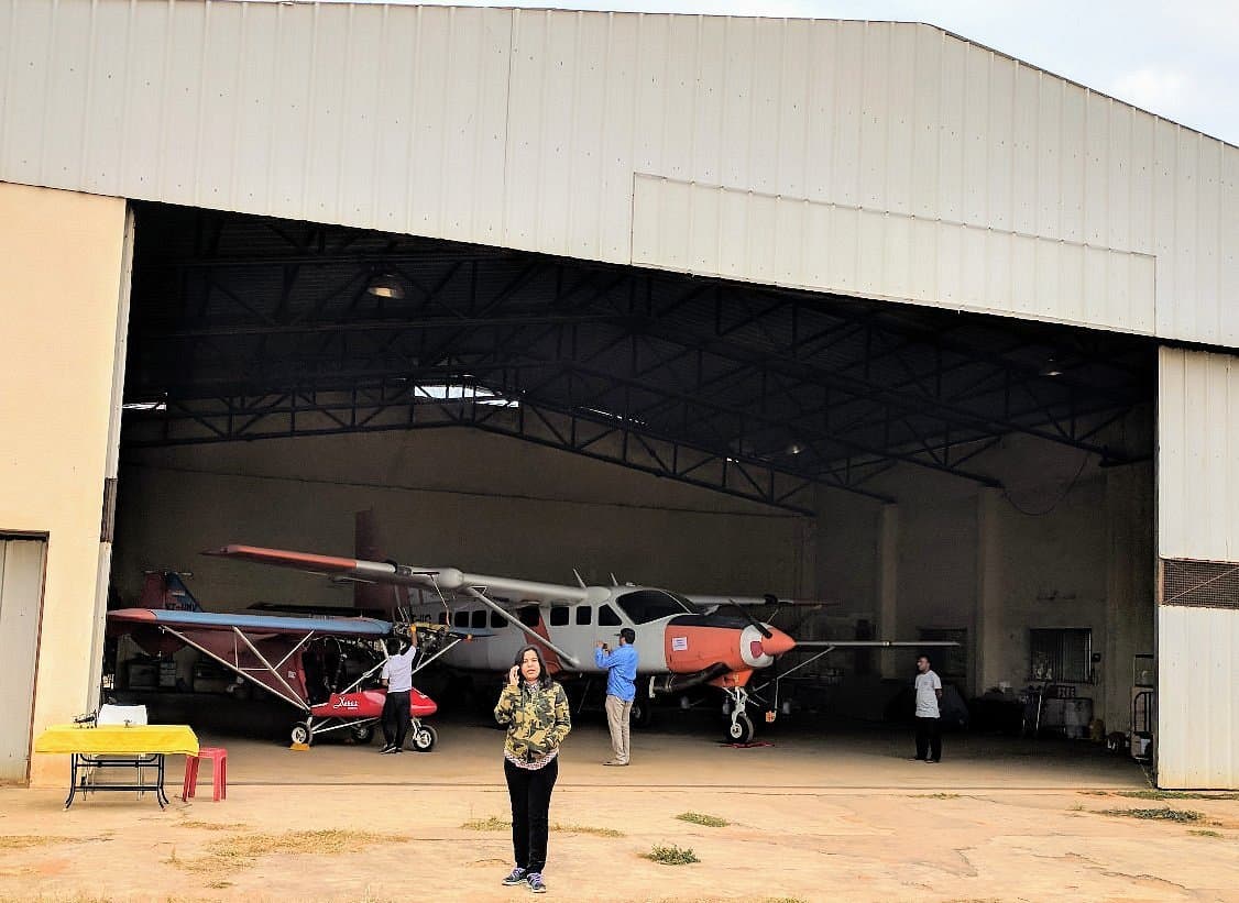 Taking off on an exciting microlight adventure