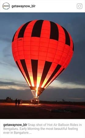 Jakkur hot air ballooning adventure