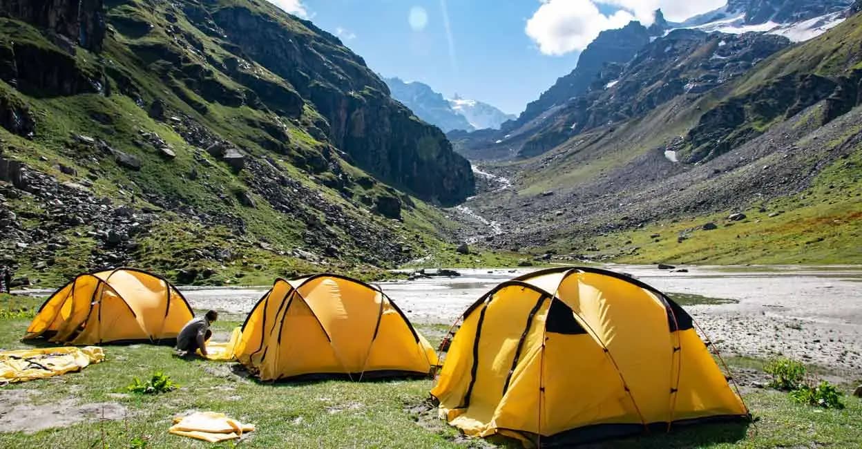 Sarsai Camp at Hampta Pass Trek