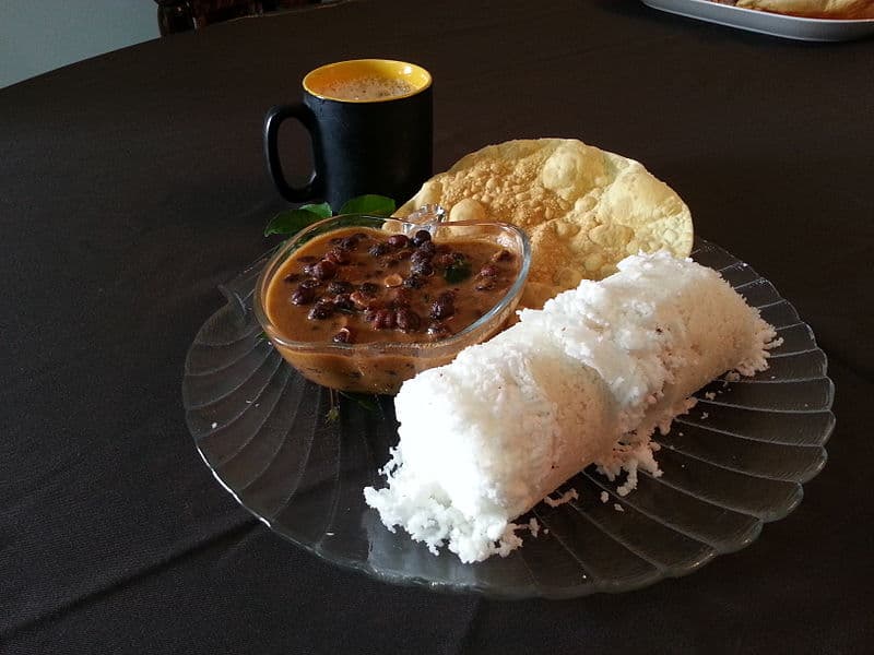 Puttu with Kadala Curry
