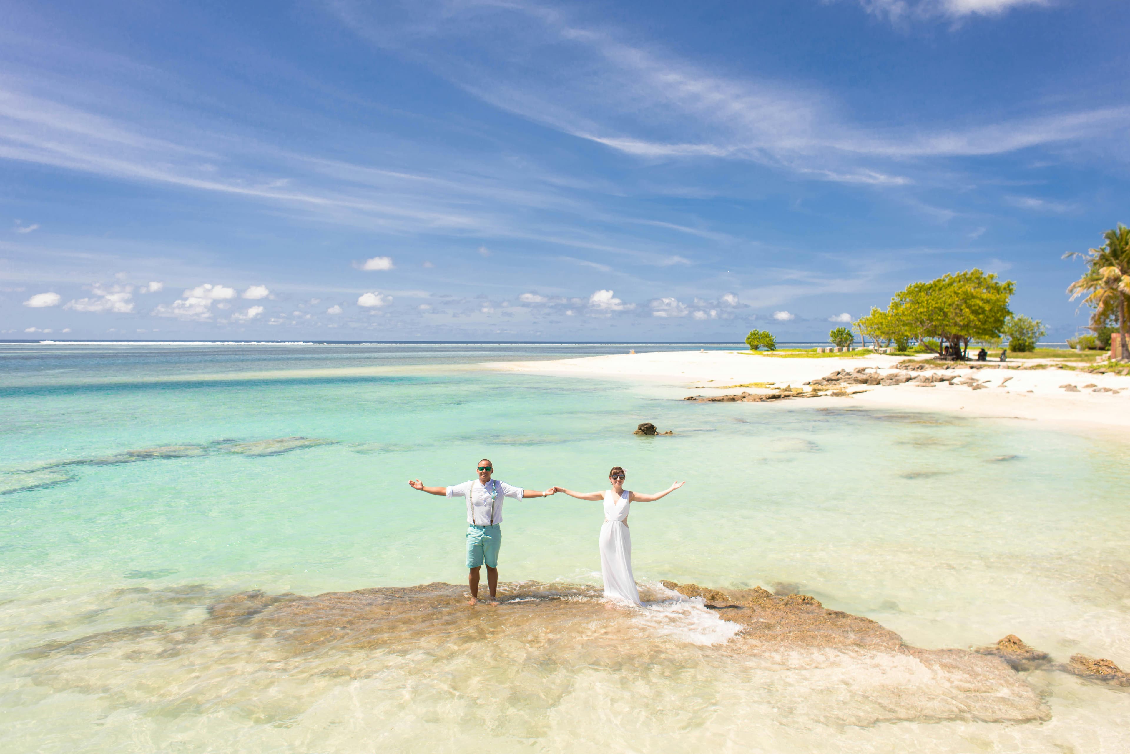 couple on the beach