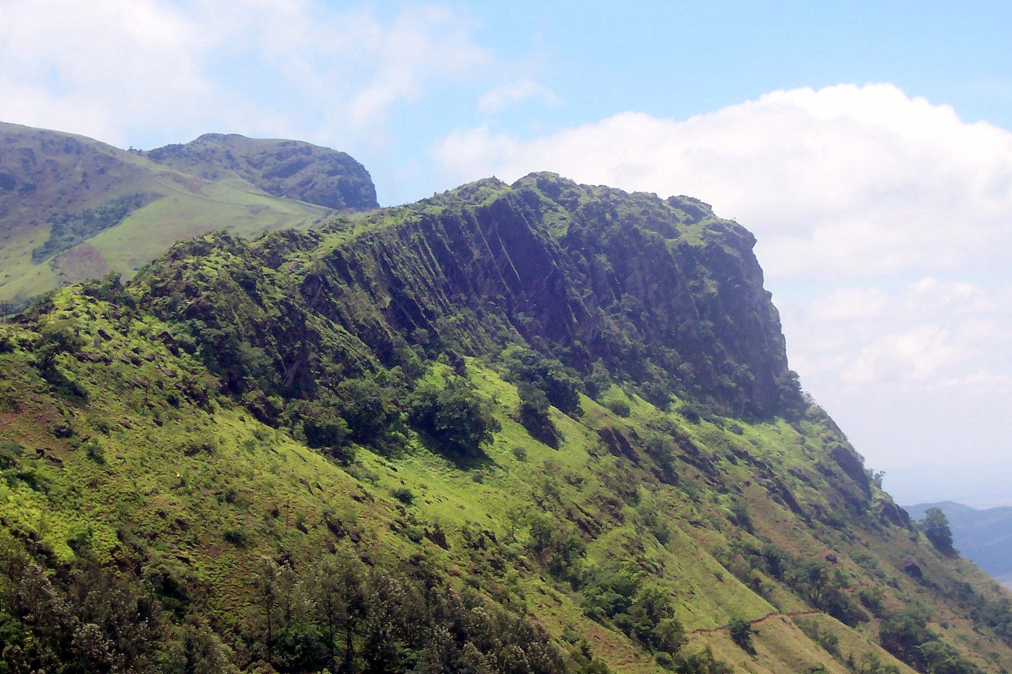 A Scenic View of Baba Budangiri Hill Station