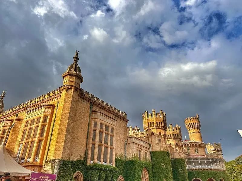 Outside view of Bangalore Palace
