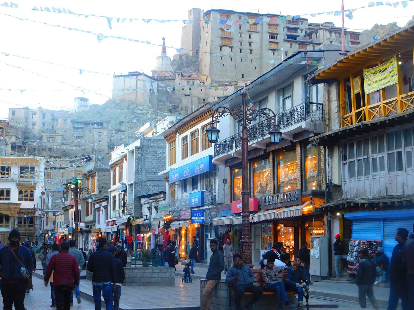 View of Leh-Ladakh Market