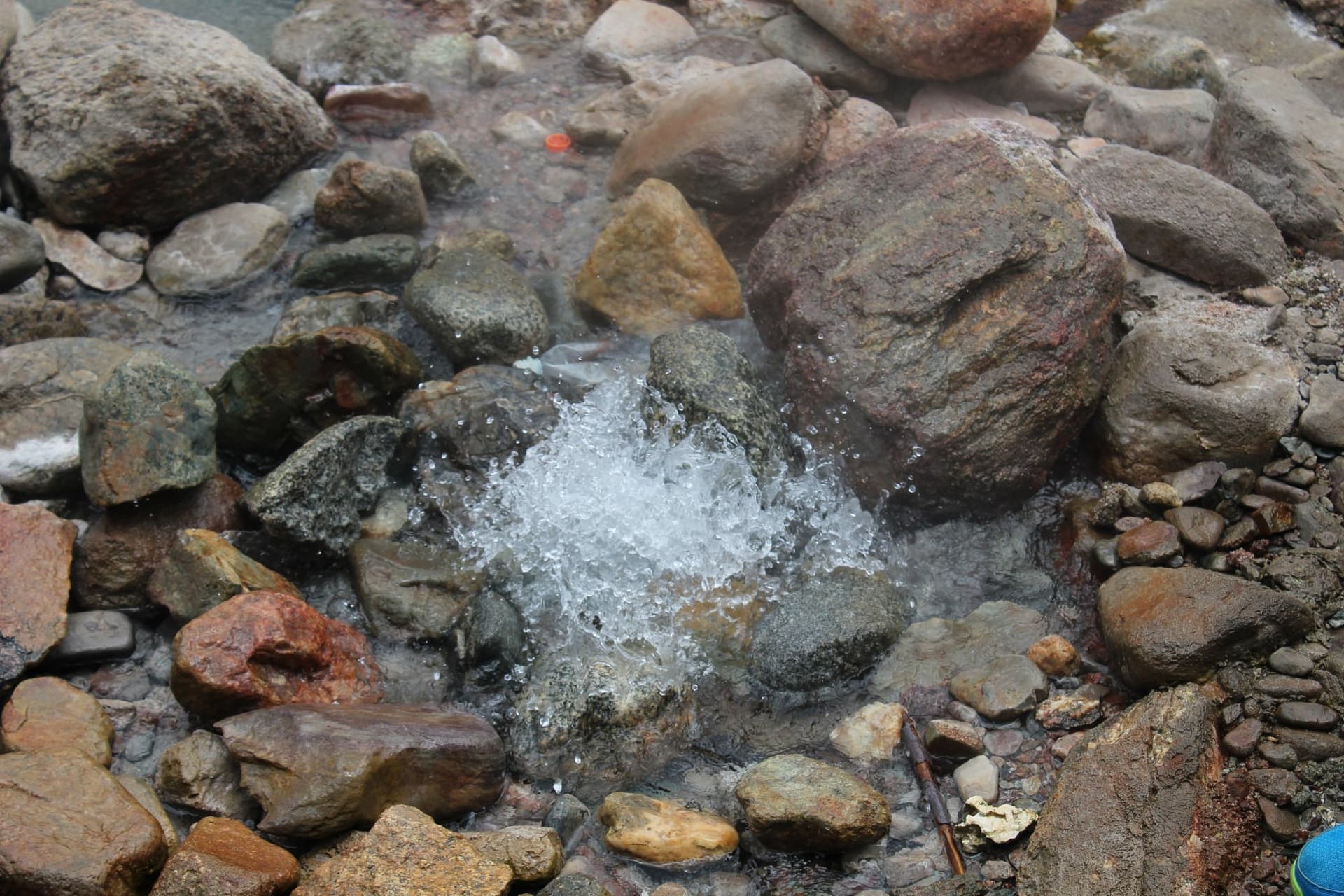 Hot spring in ladakh