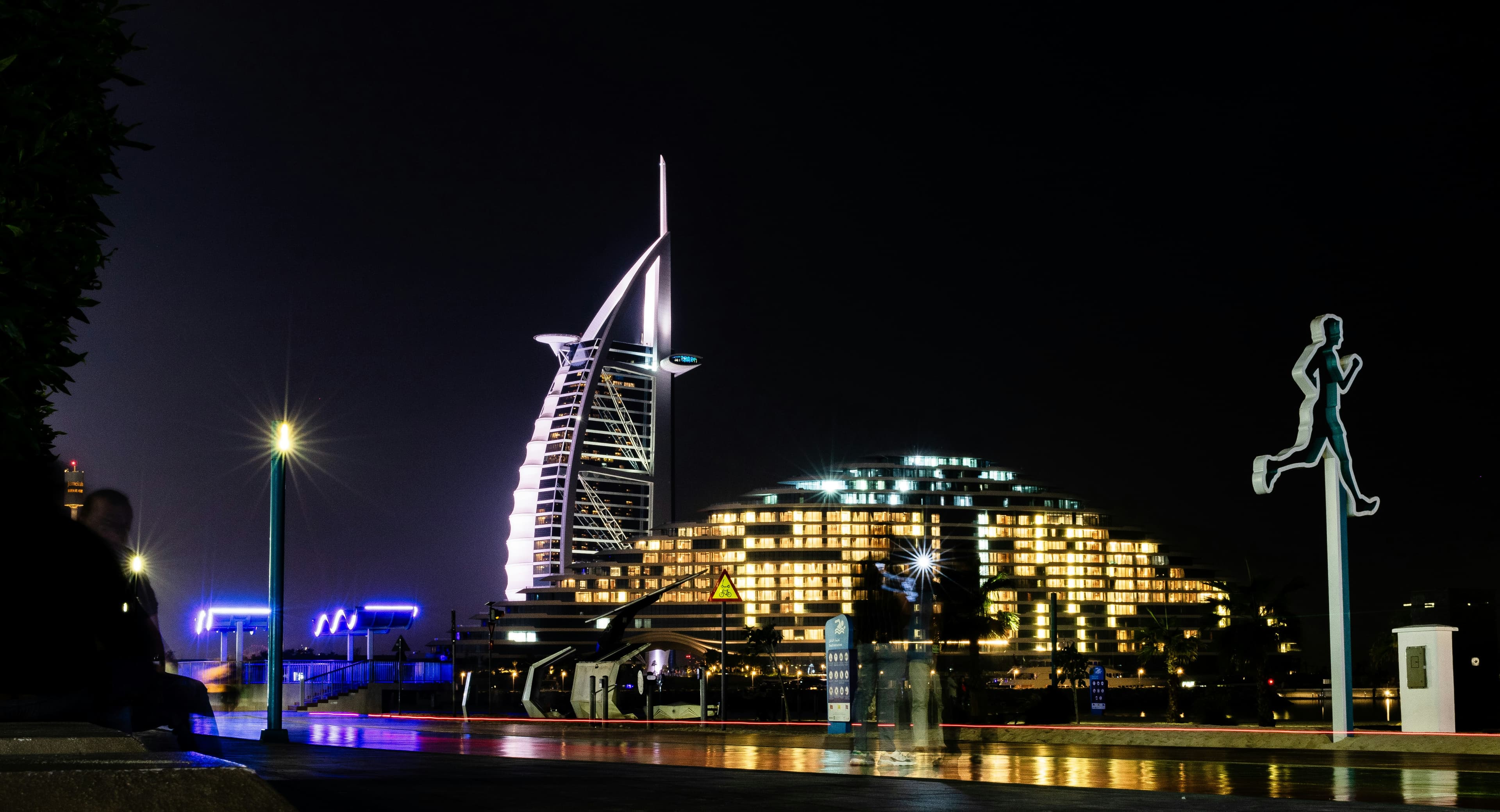 Burj Al Arab at night