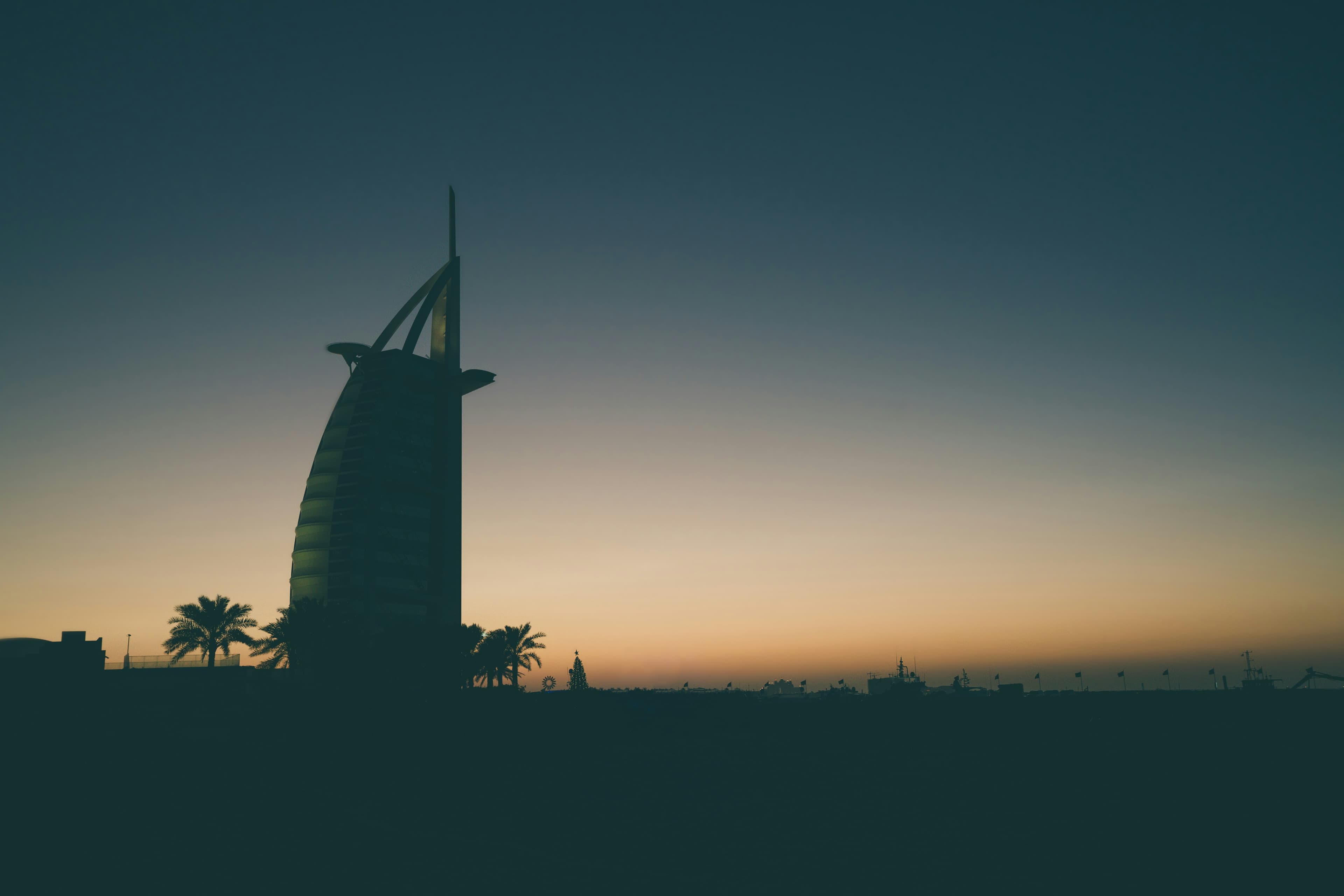 Burj Al Arab at sunset