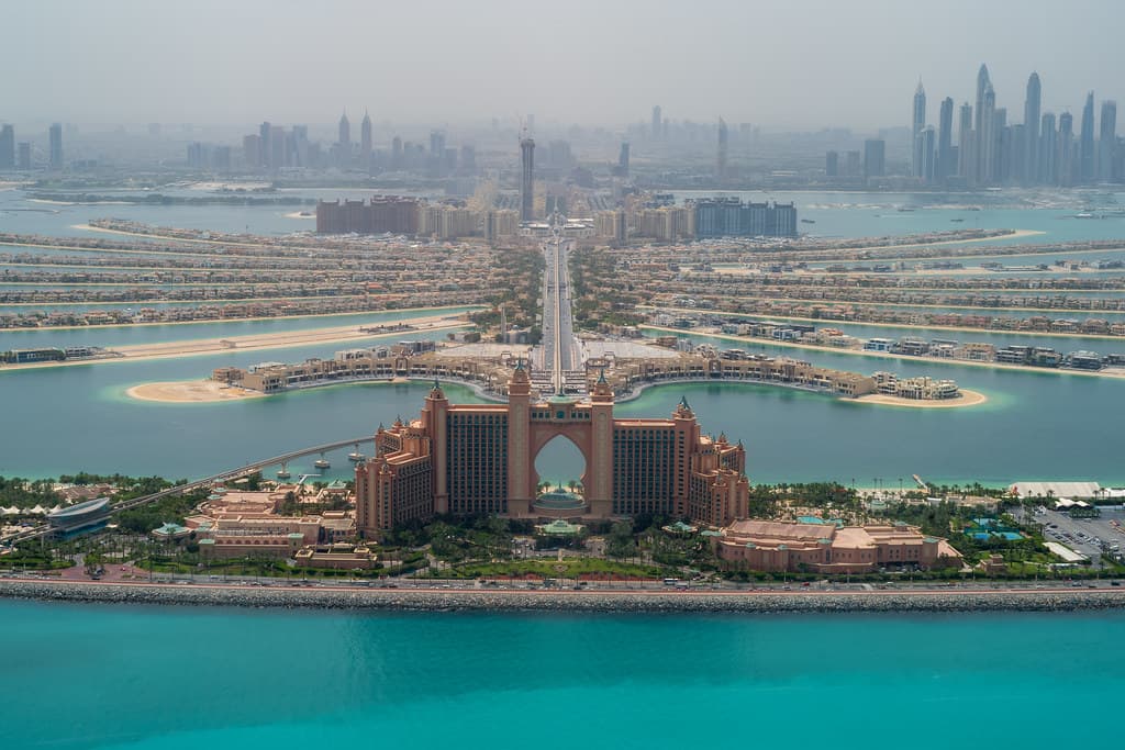 Atlantis from palm jumeirah