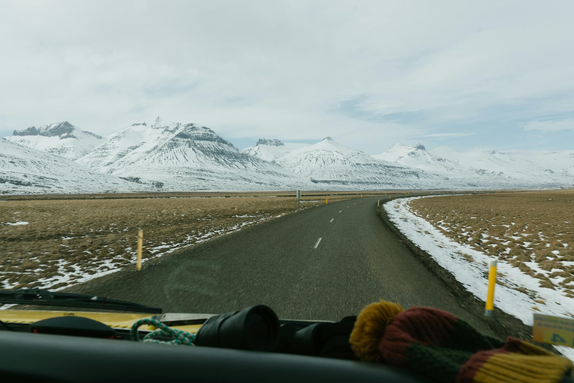 View of Barachala Pass with snow