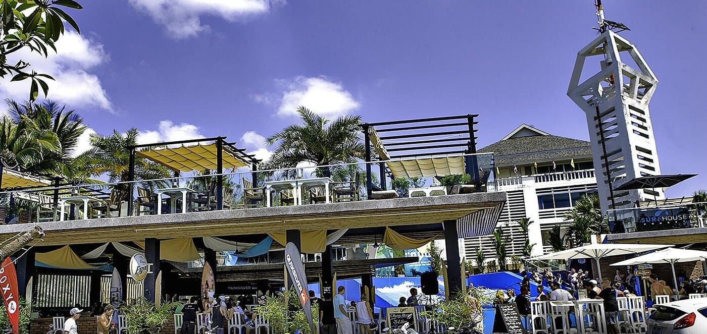 Exterior view of the Surf House