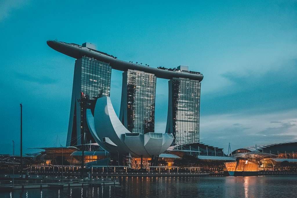 A beautiful Marina Bay in Singapore