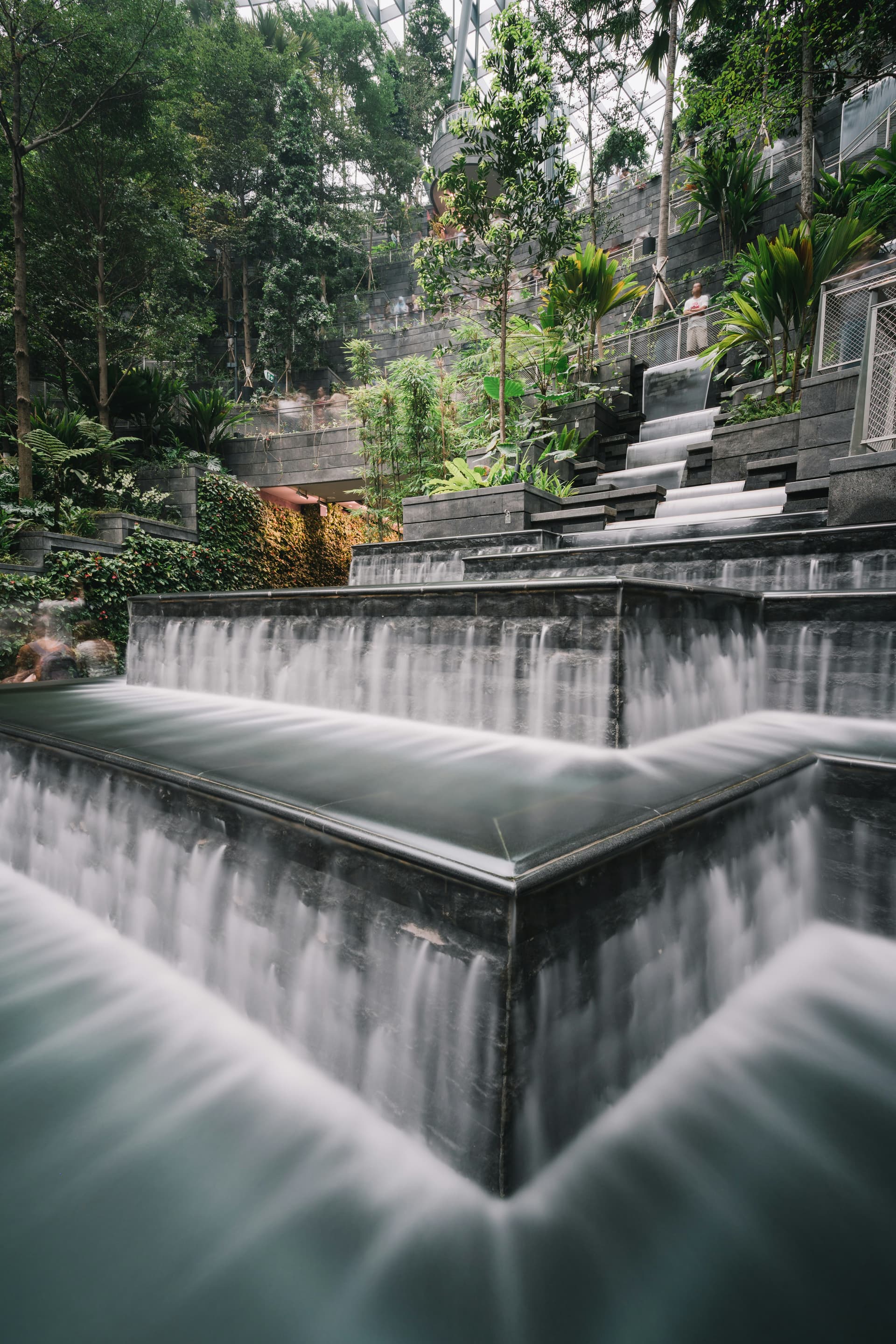 Fountain at Changi Airport