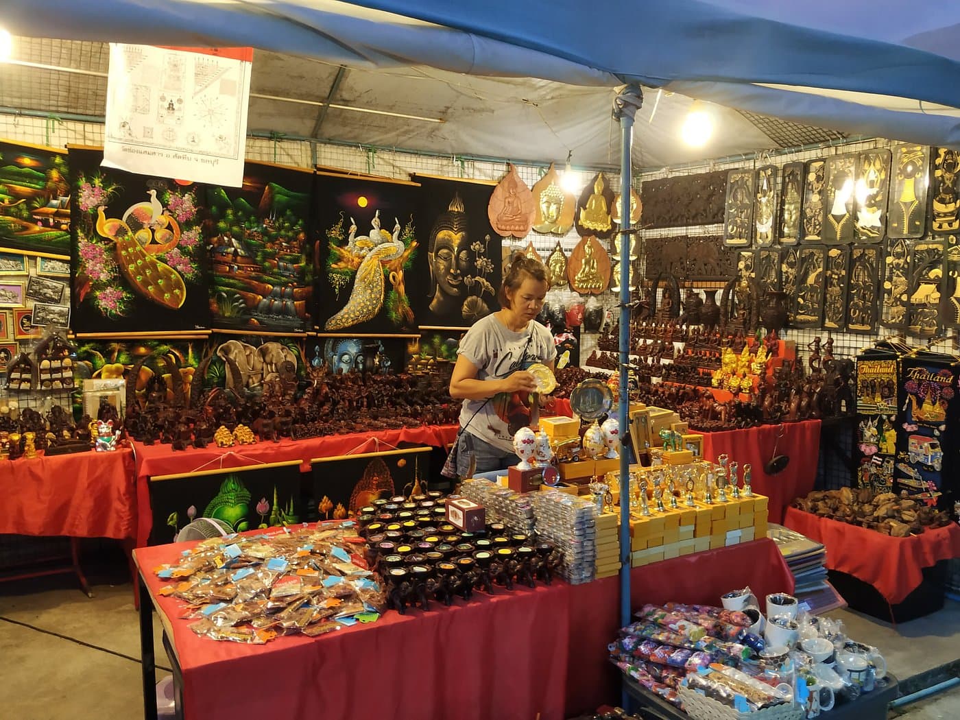 Souvenirs at Jomtien Beach Night Market