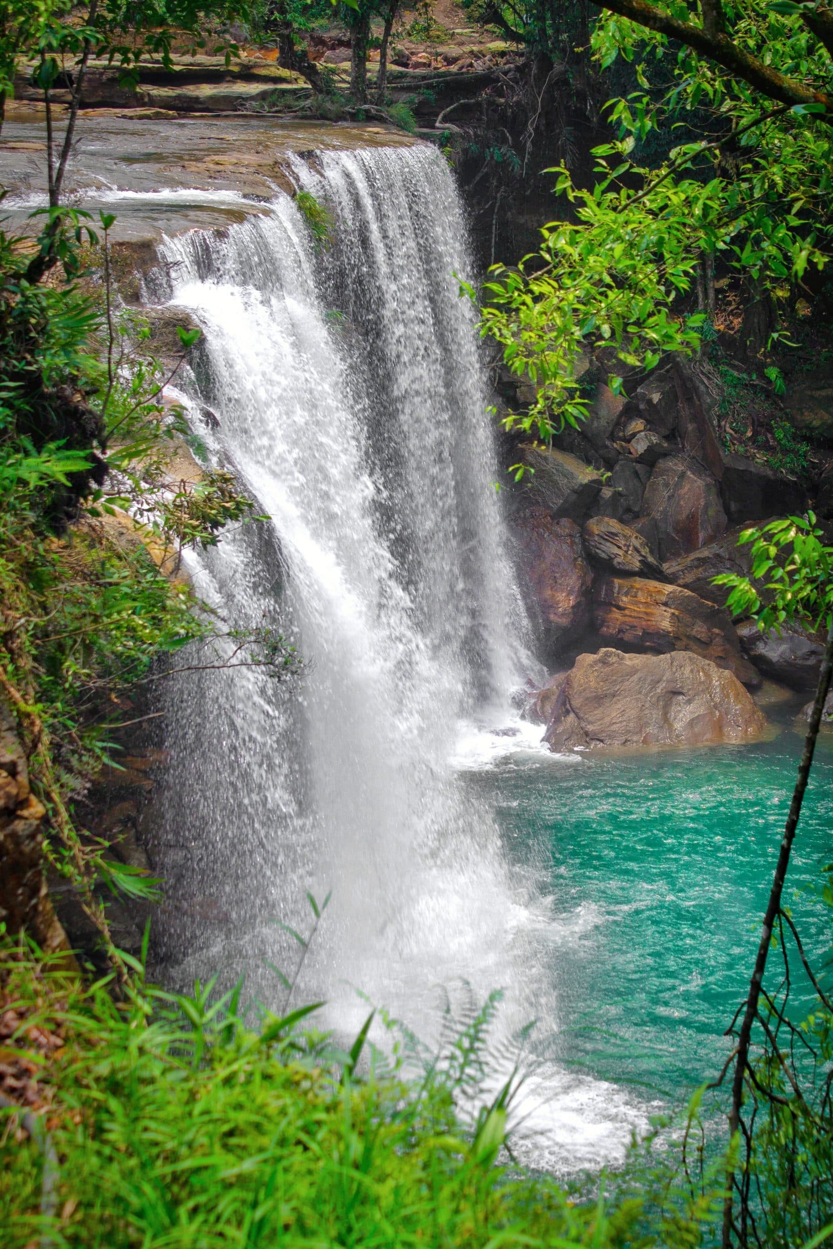 Krang shuri waterfalls from close up