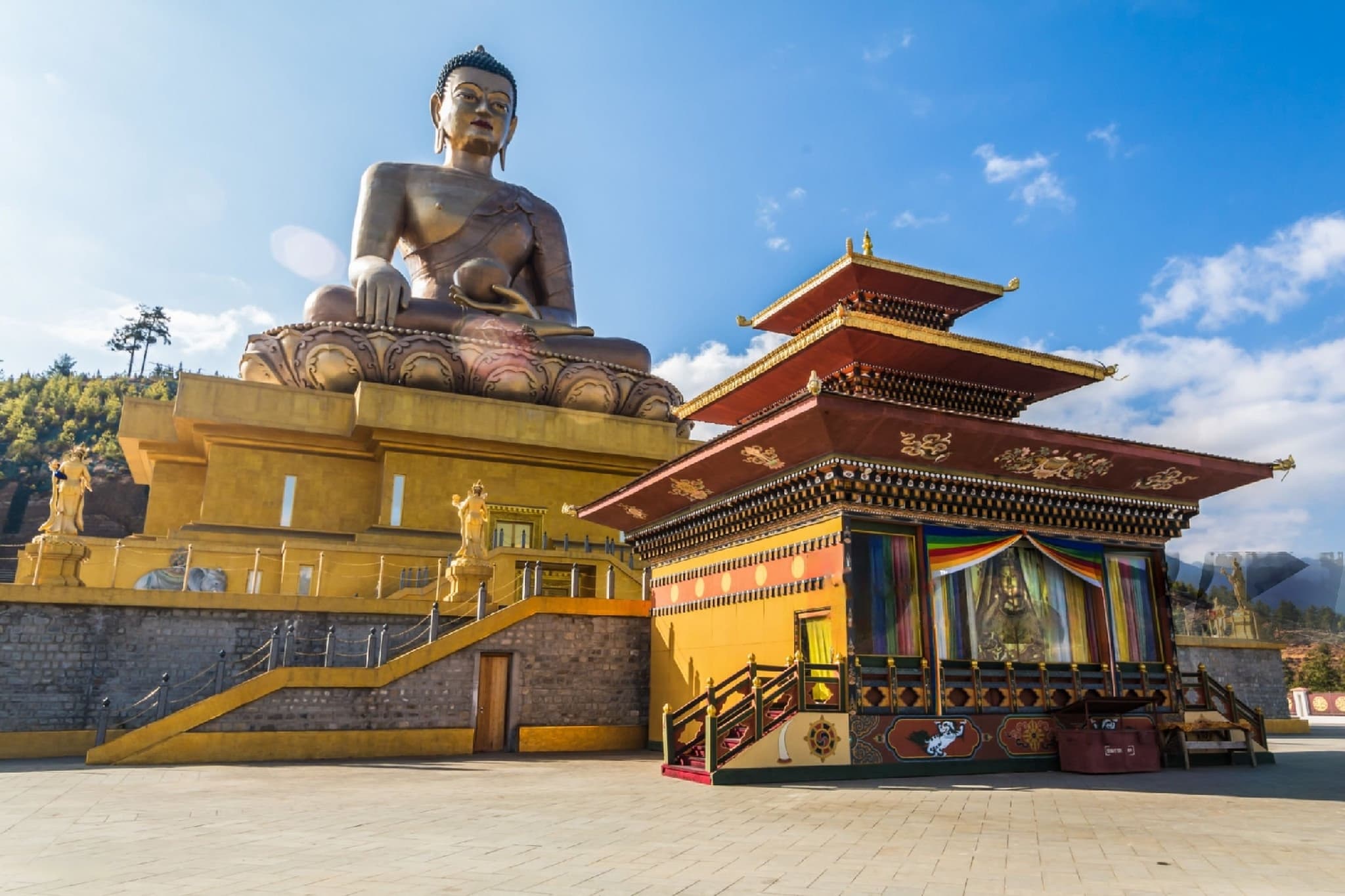 view of Punakha Dzong