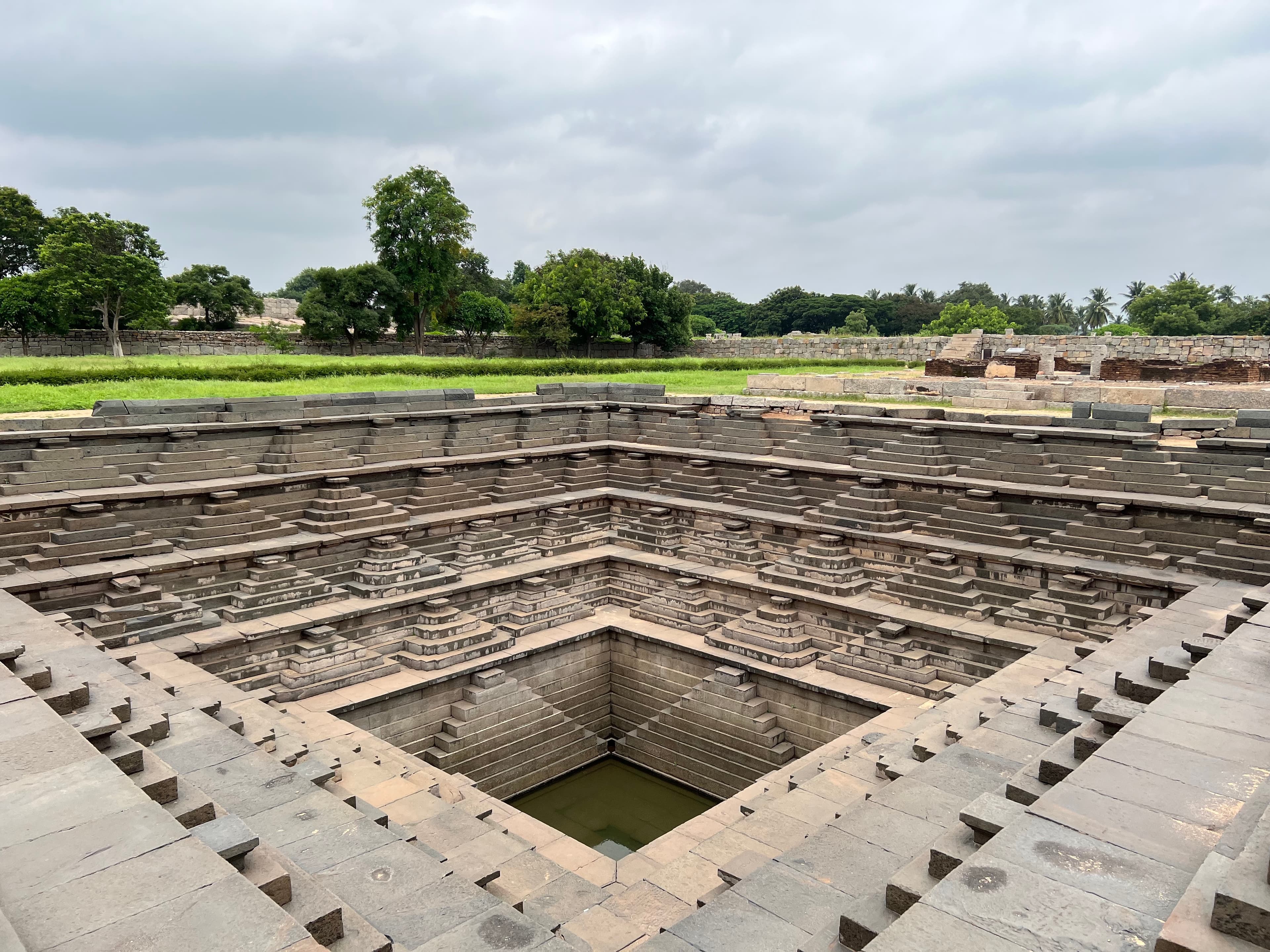 Broad day view of Stepped tank