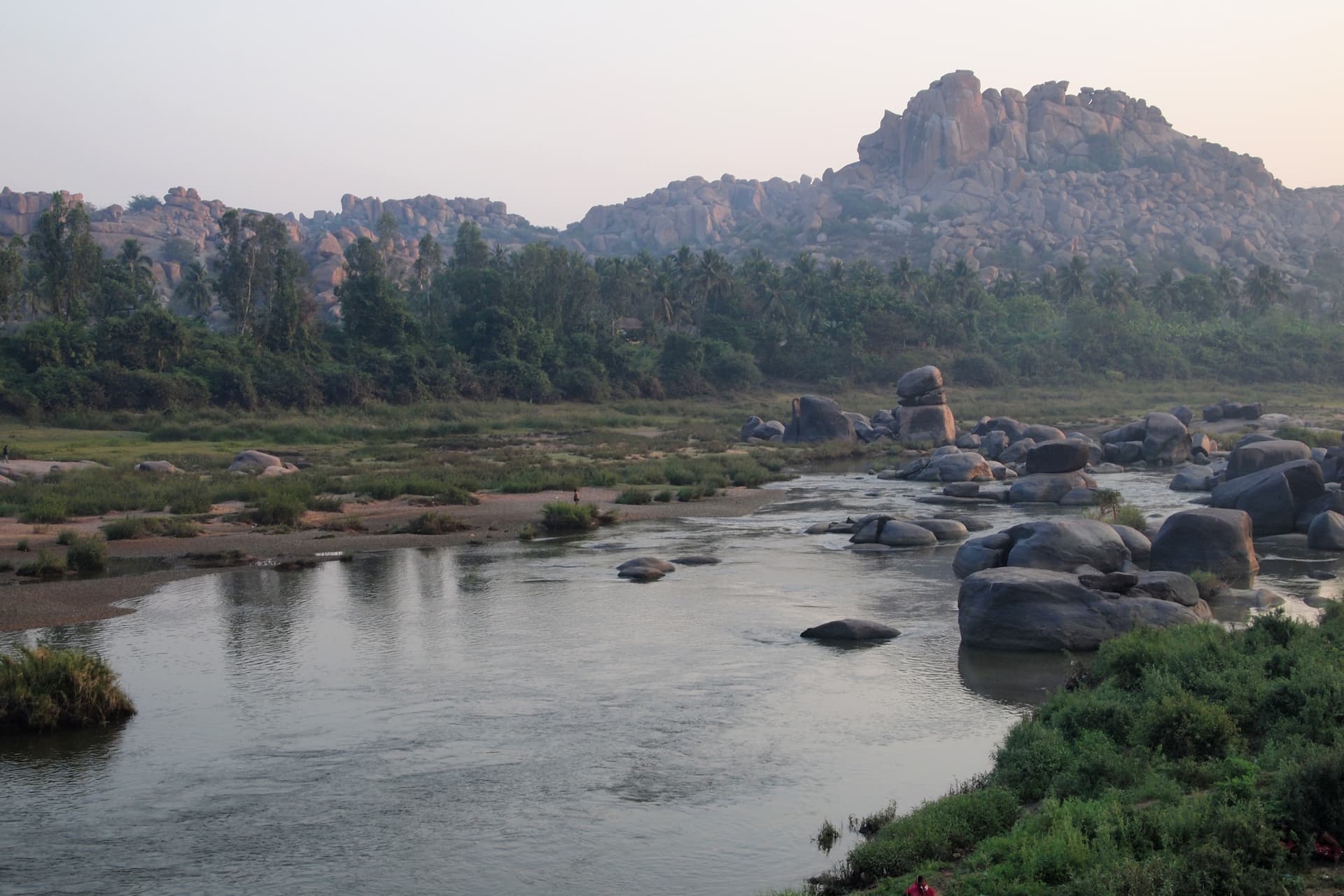 View of Tungabhadra river