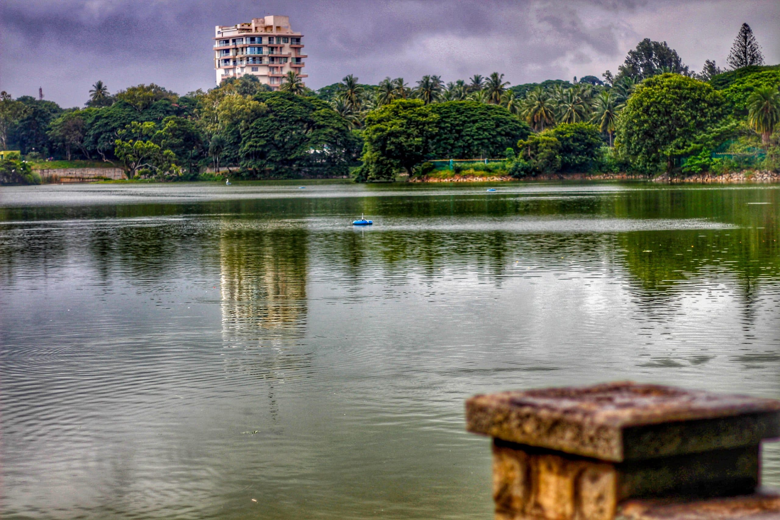 Boat riding in Lalbagh
