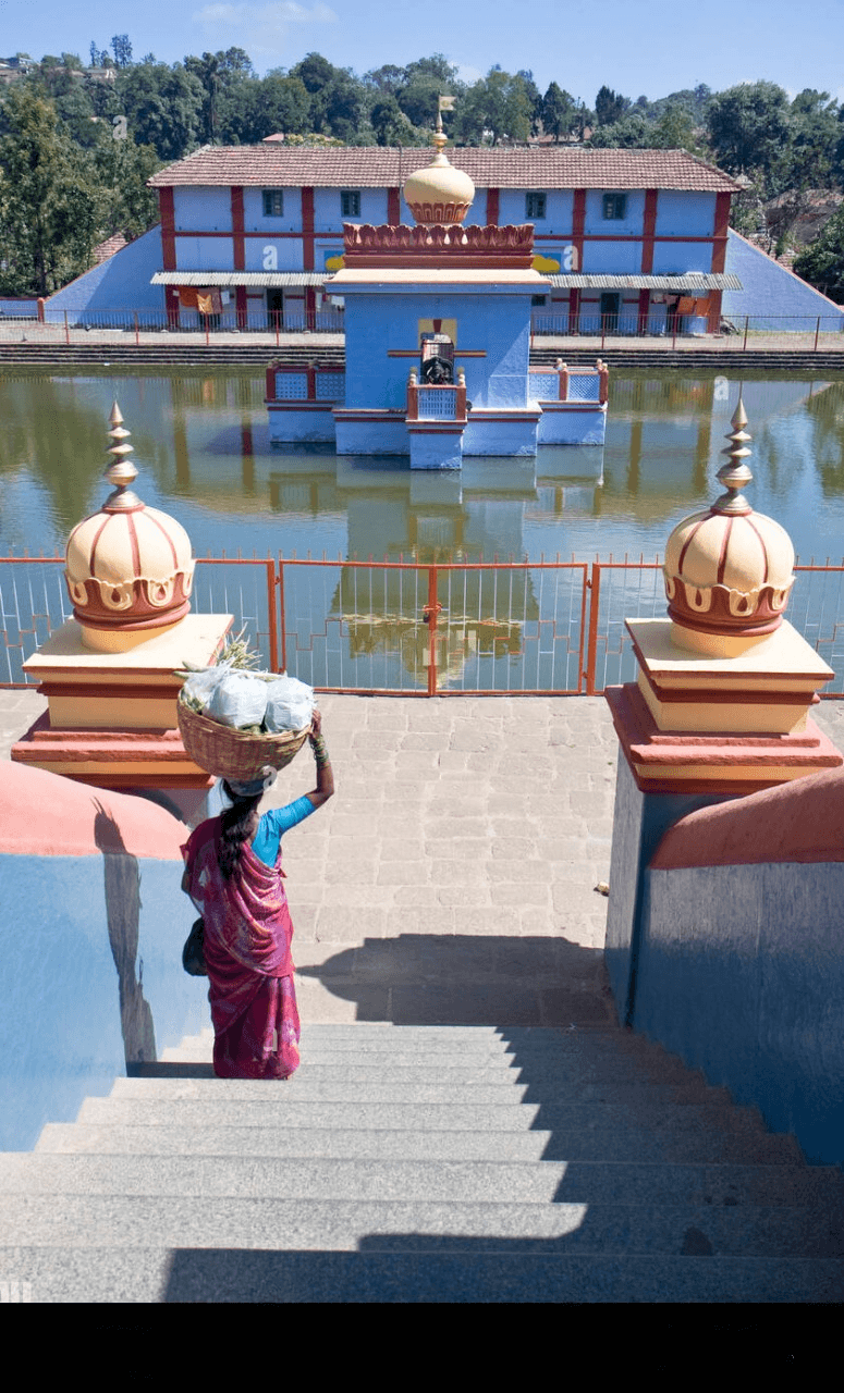 Entrance view of Omkareshwara Temple