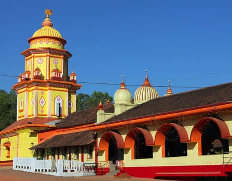 Outside view of Shree Shantadurga Temple