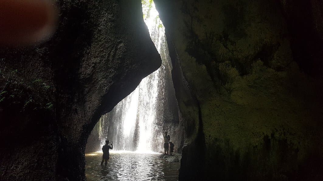 Serene pool at Tukad Cepung Waterfall