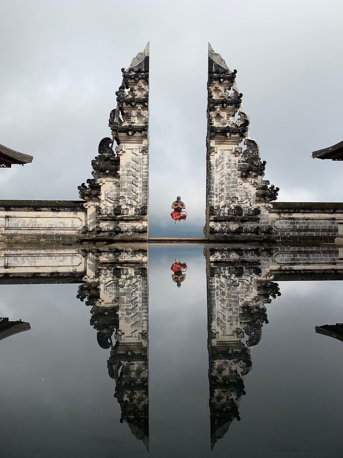Traditional Balinese architecture at Lempuyang Temple