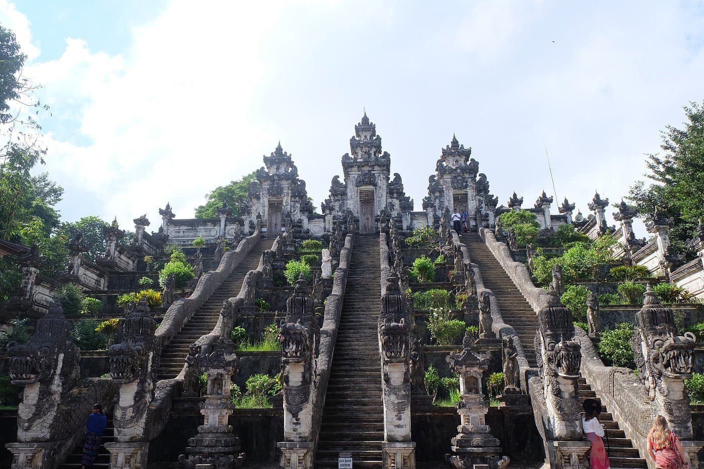 Panoramic view of Penataran Agung Lempuyang Temple
