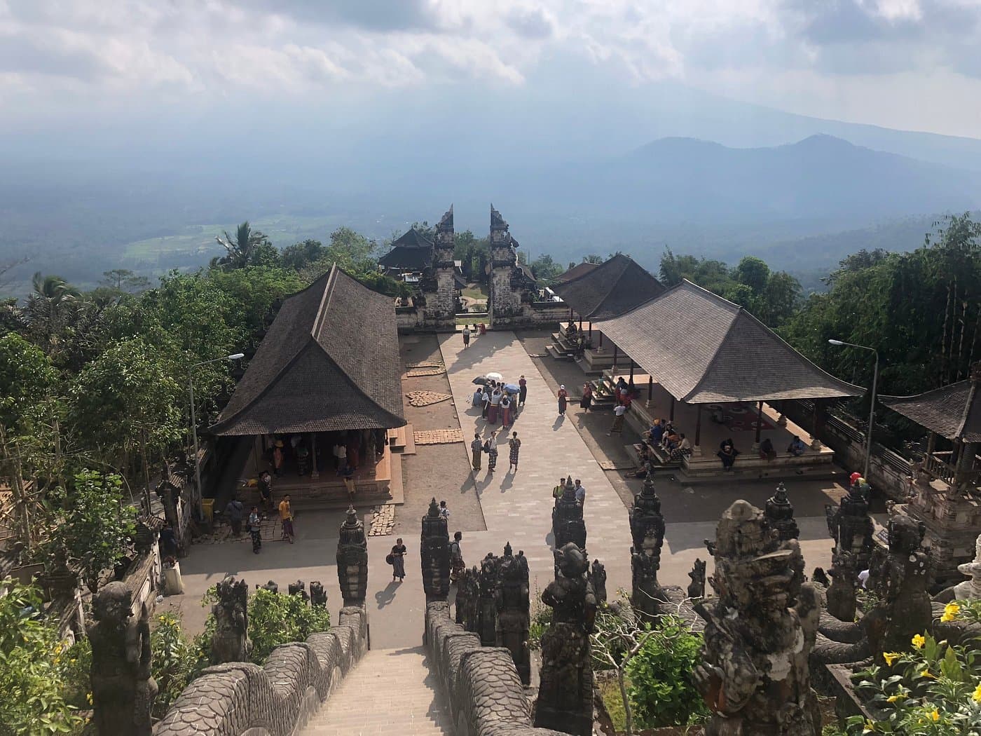 Peaceful atmosphere at Lempuyang Temple