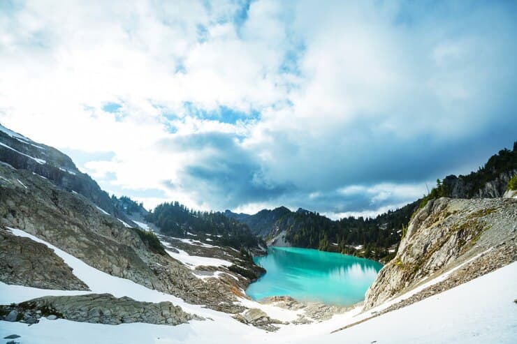 Beas River flowing through Solang Valley