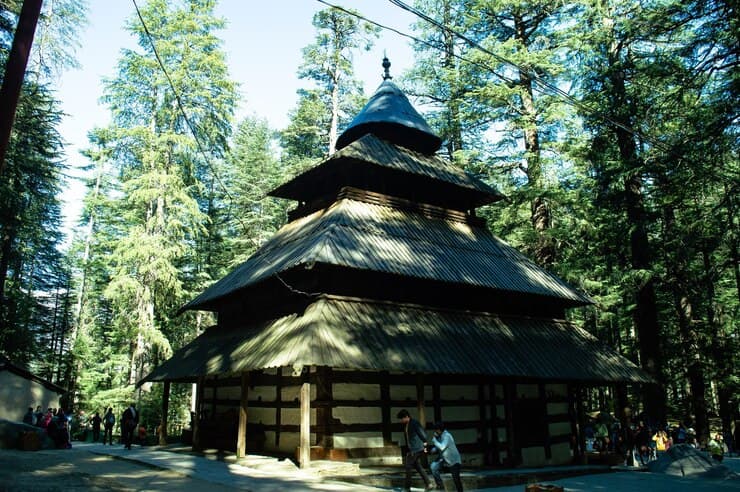 Hidimba Devi Temple's unique wooden architecture