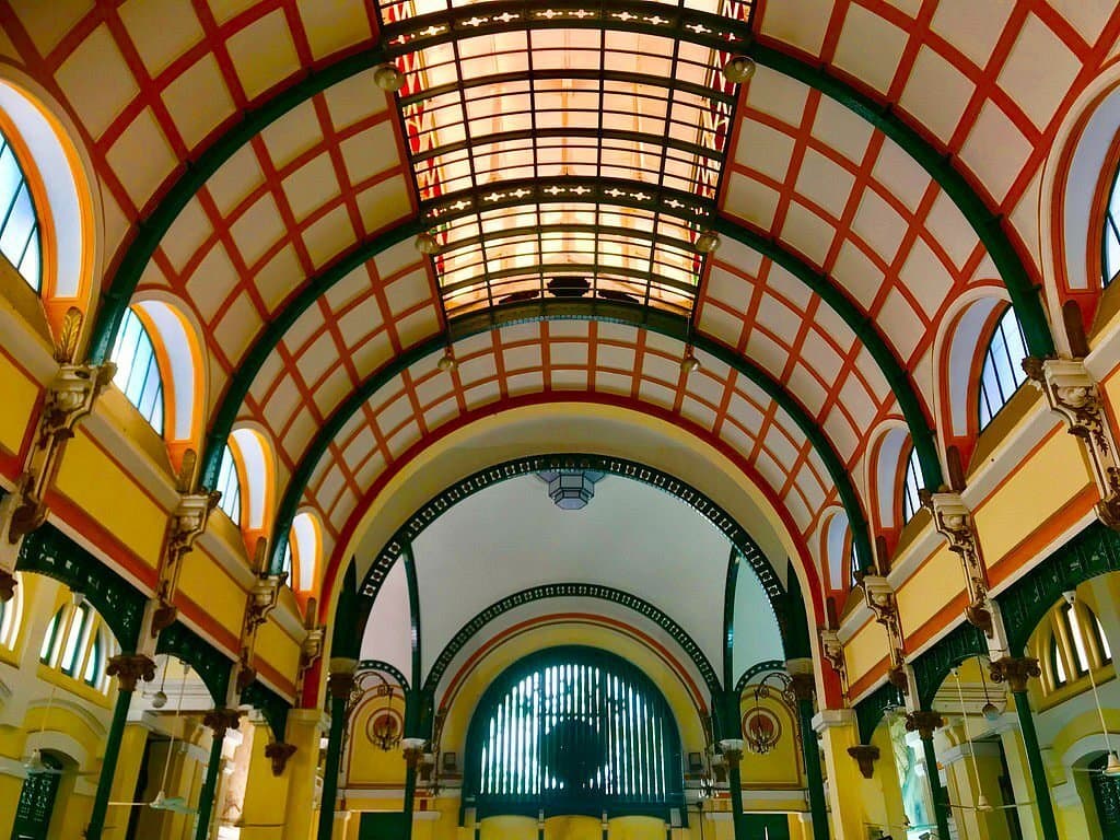 Inside the Saigon Central Post Office