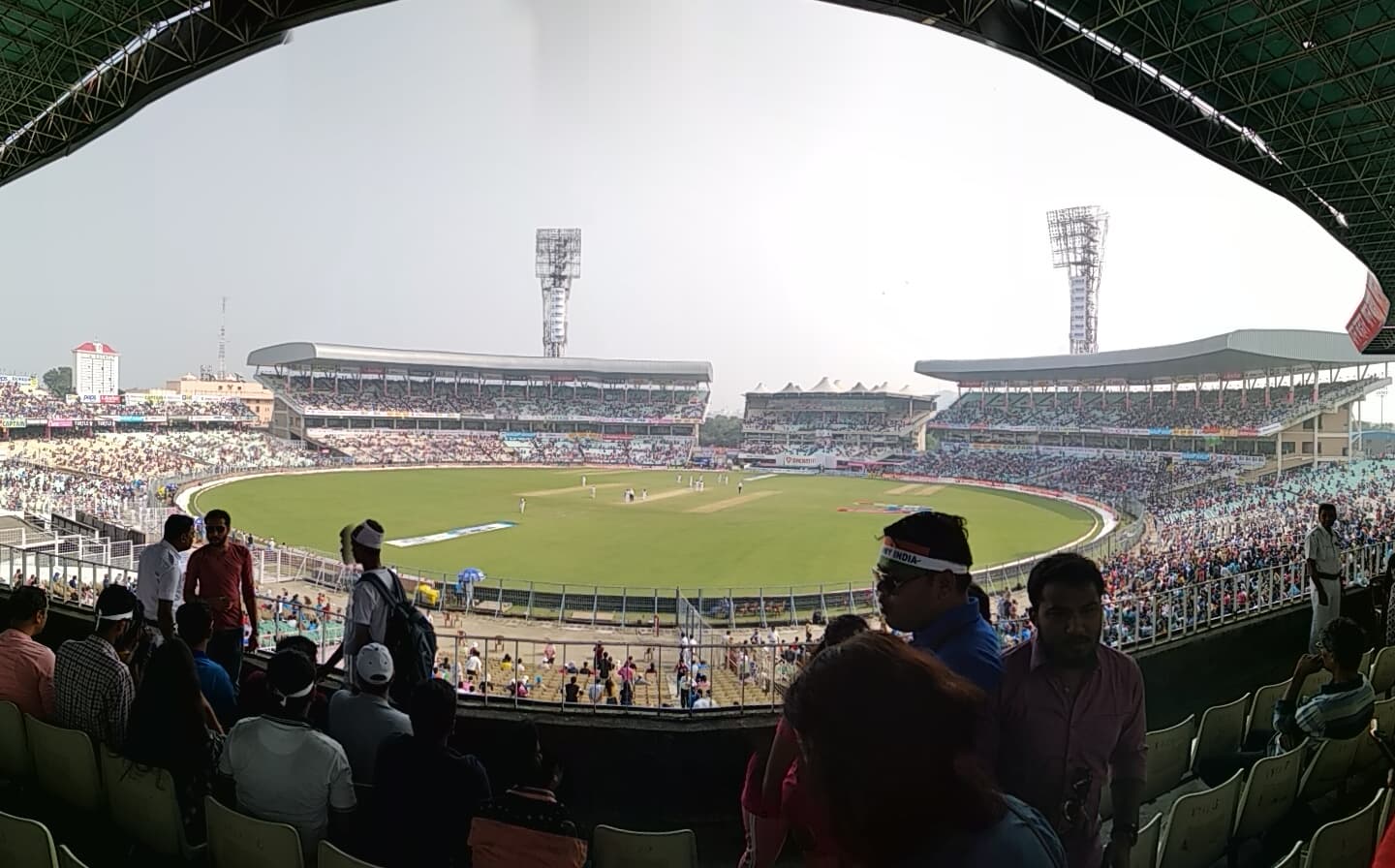 Eden Gardens' grandstand and field