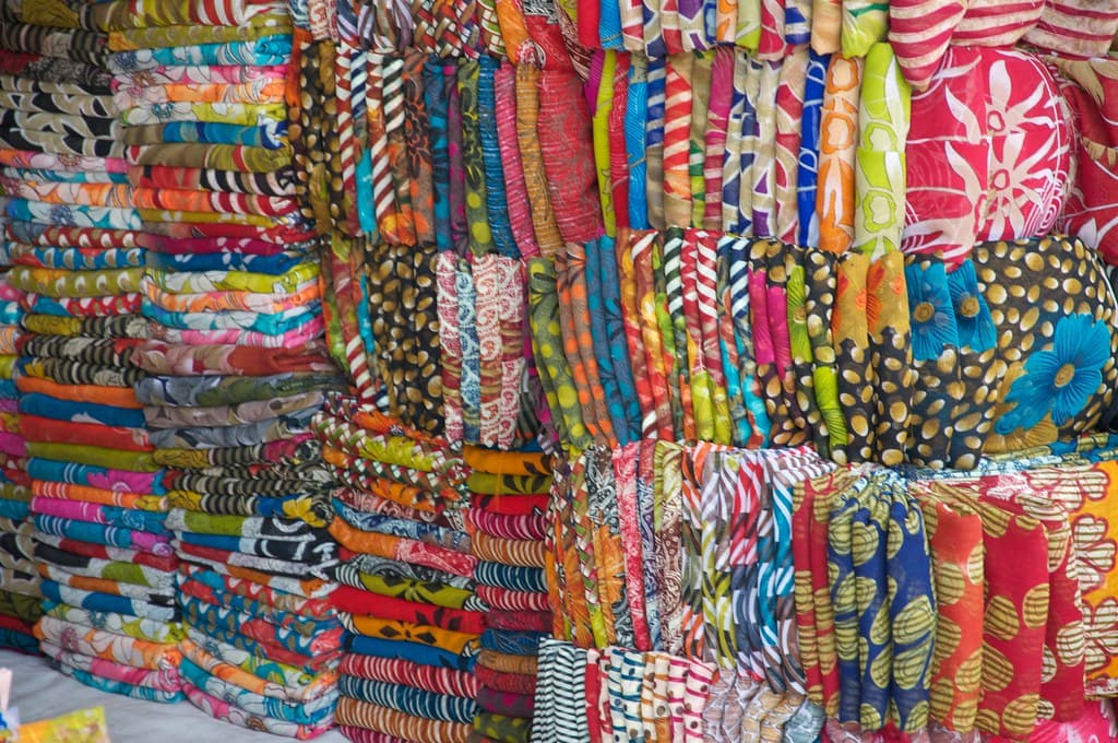 Decorative items on display at Kinari Bazaar