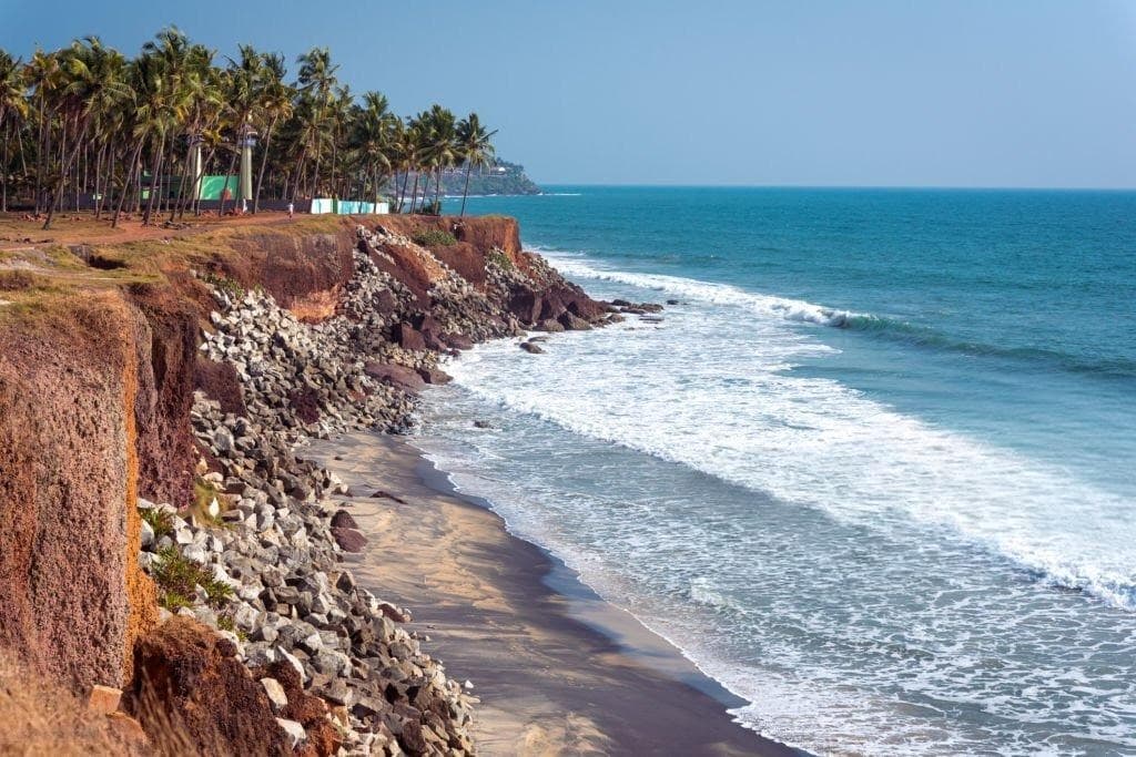 the varkala cliff