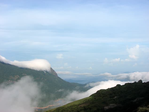 Fogy Hill view from Velliangiri Hill Temple
