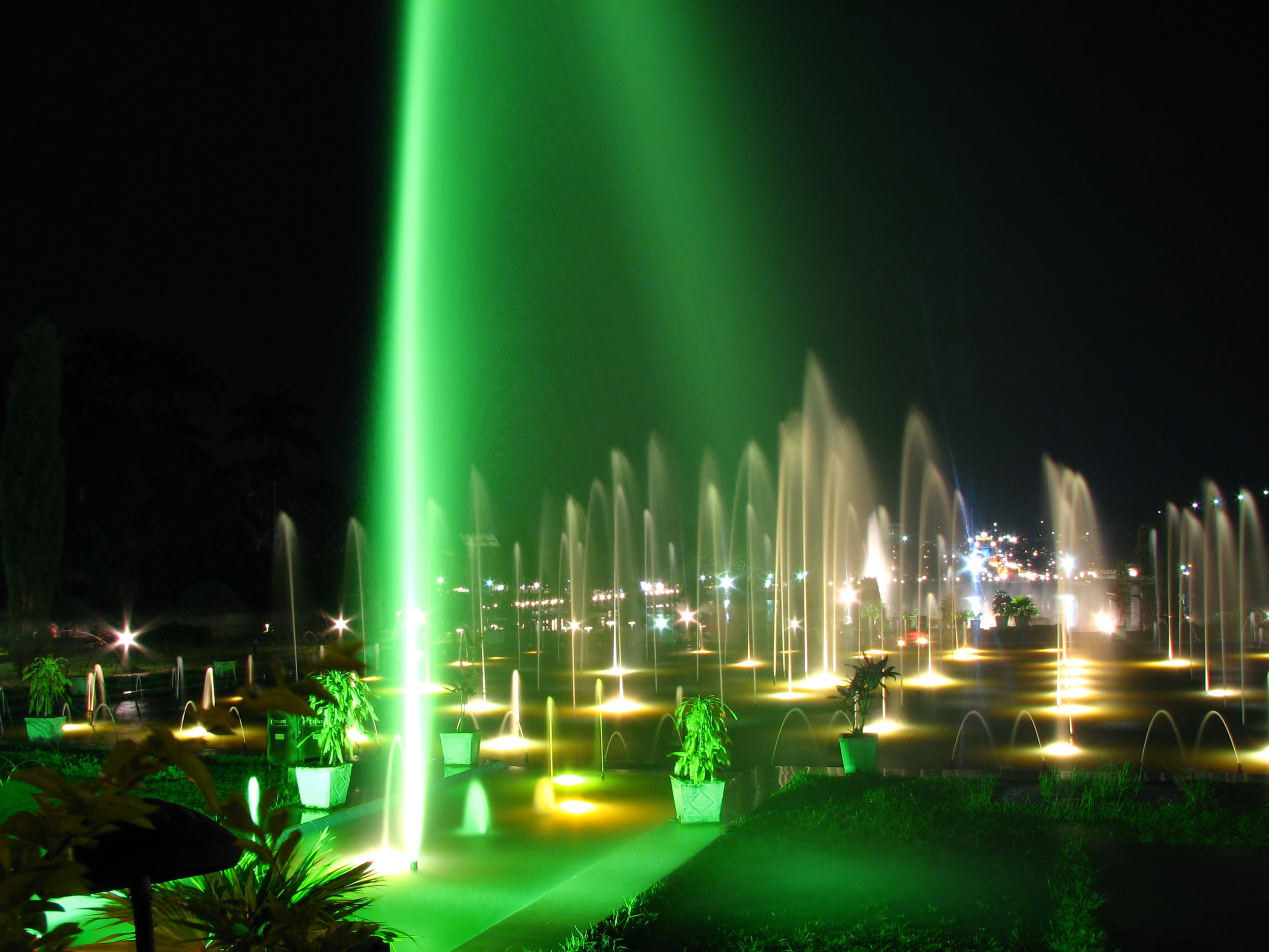 Musical fountain at the Brindavan Gardens