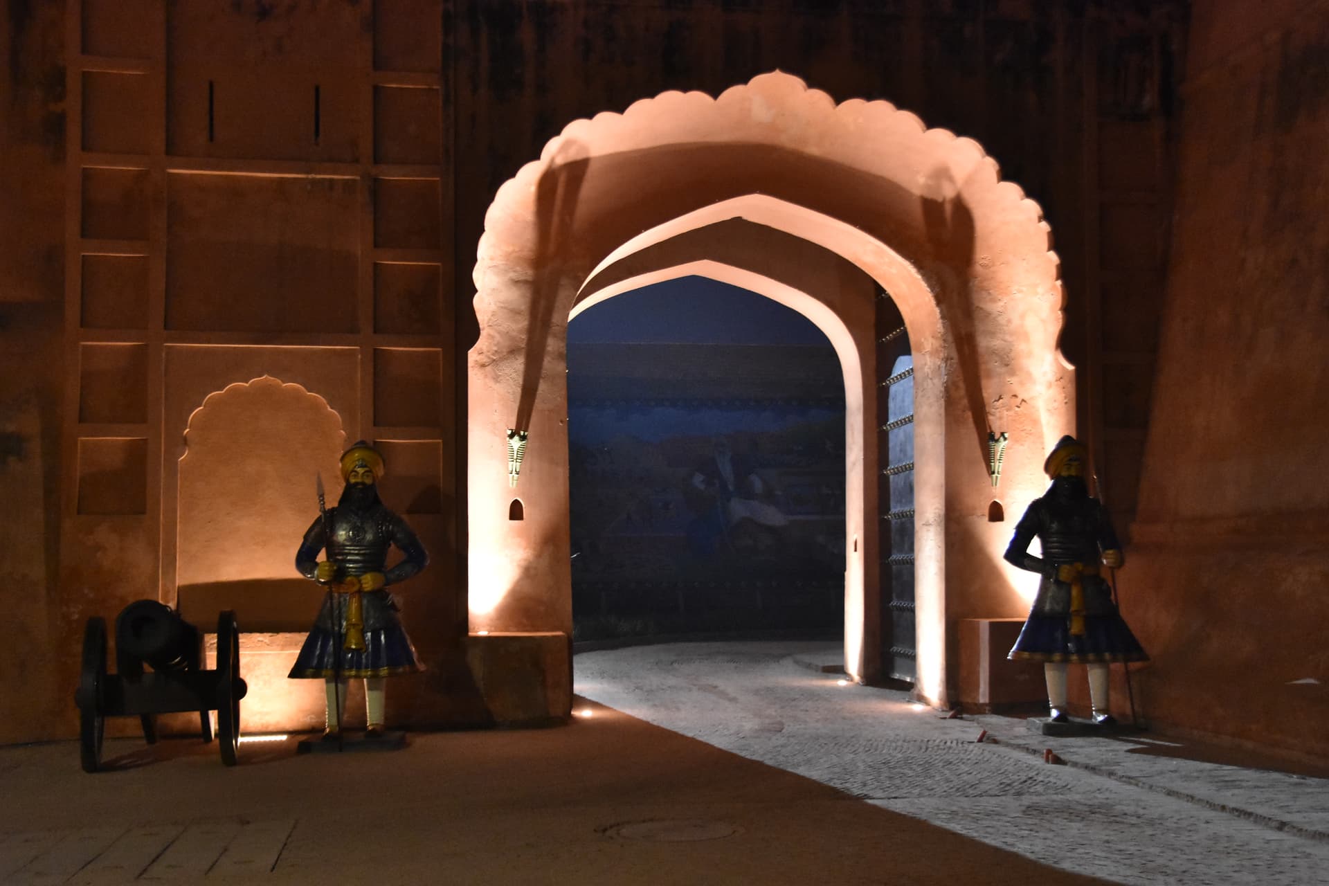 Gobindgarh Fort at night