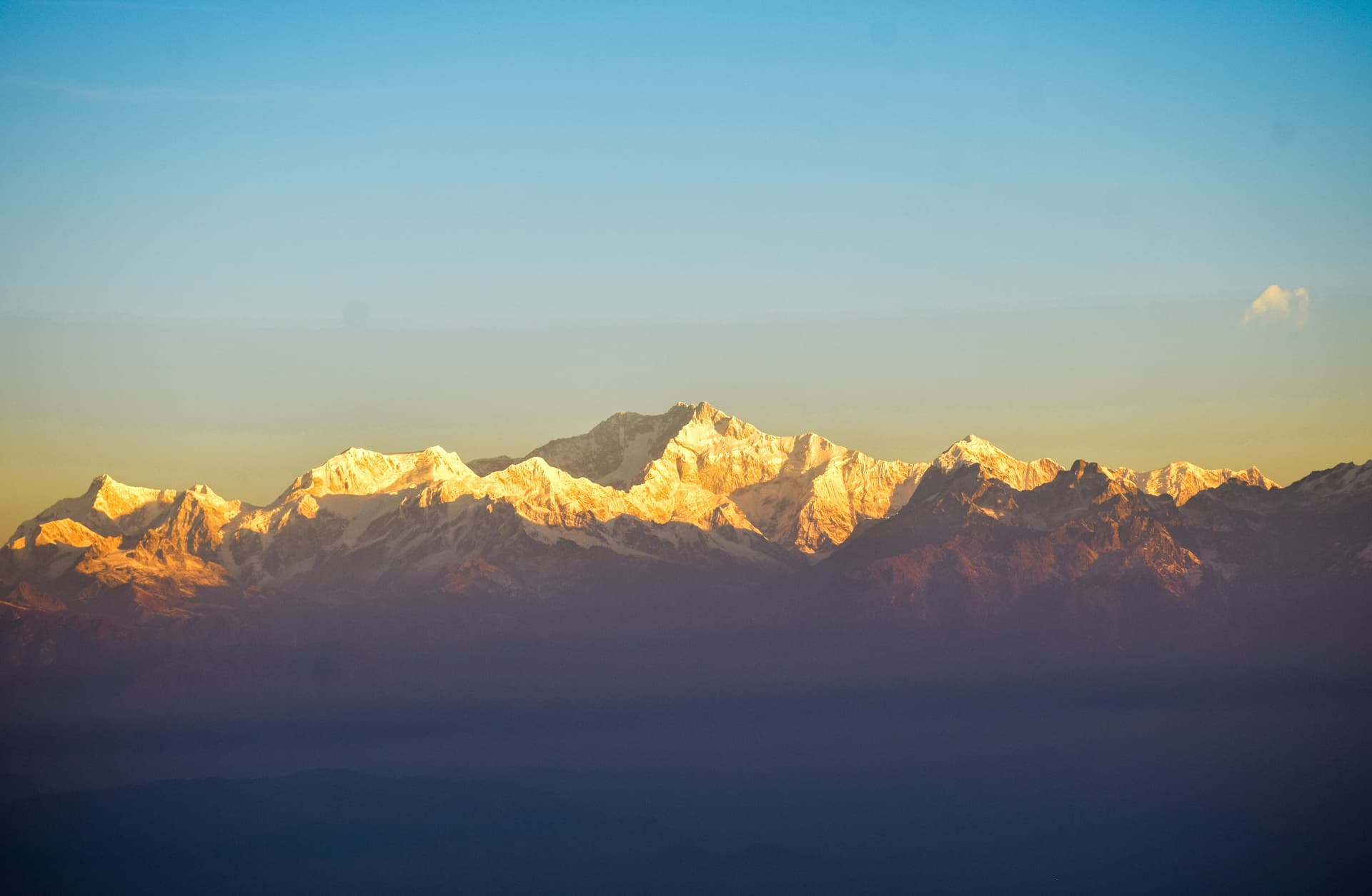Kanchenjunga view at Tiger Hill